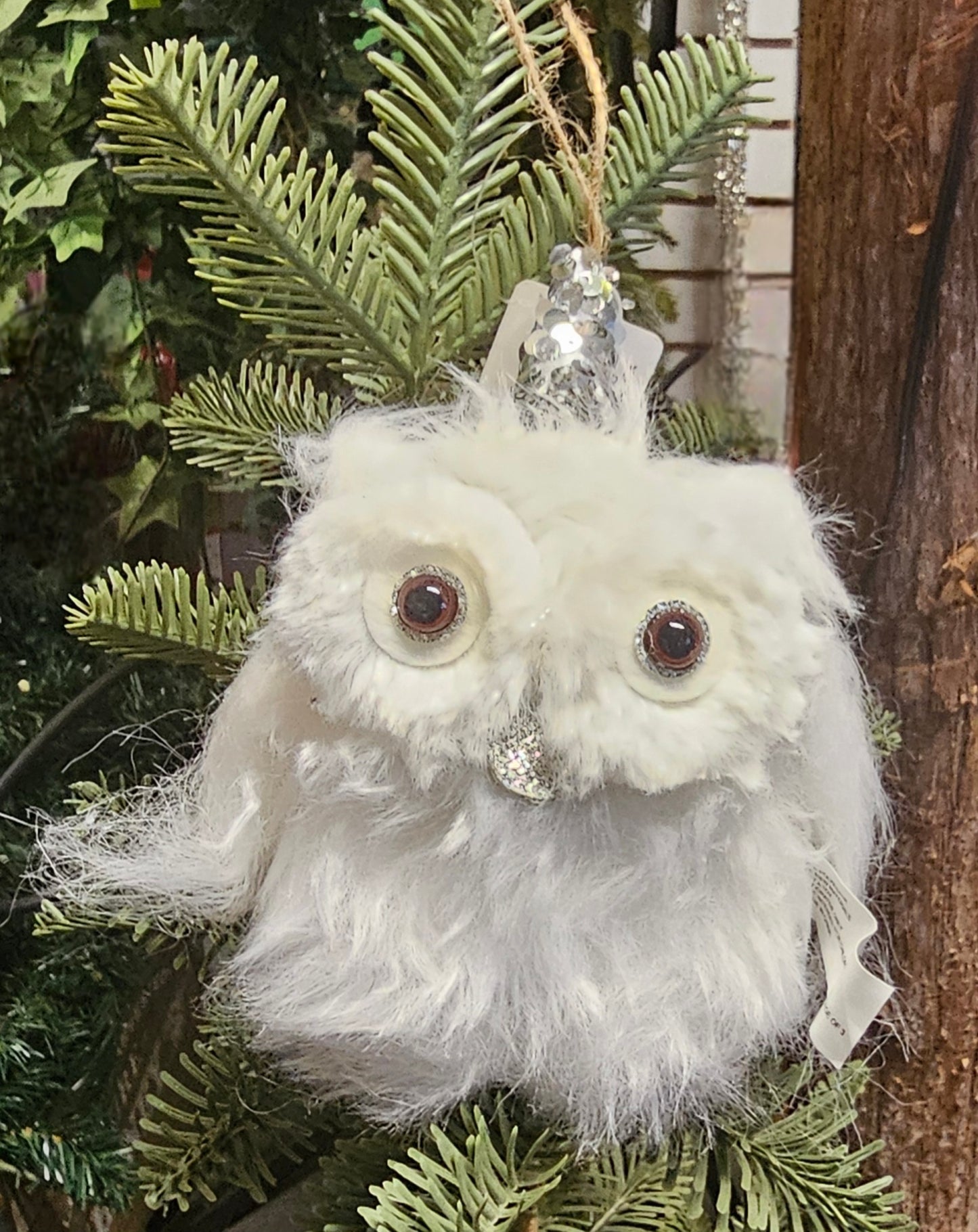 Plush Owl Ornament