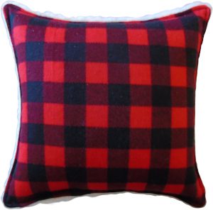 Plaid pillow