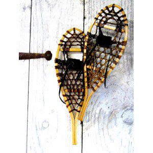 Handmade snow shoes