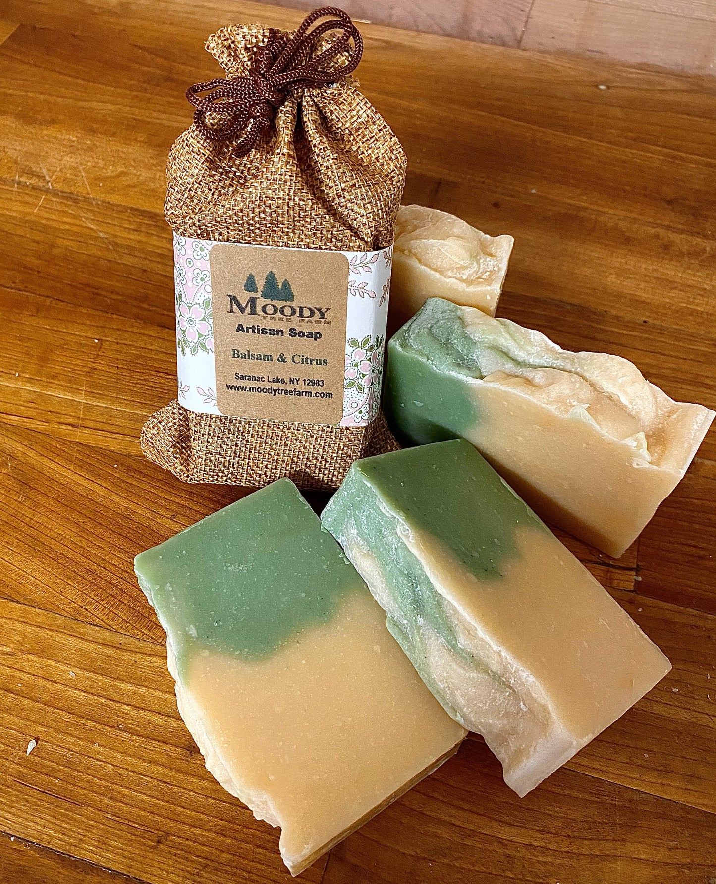 Handcrafted Soap made at Moody Tree Farm