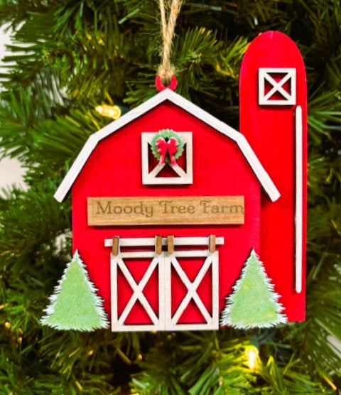 Moody Farms Barn Ornament