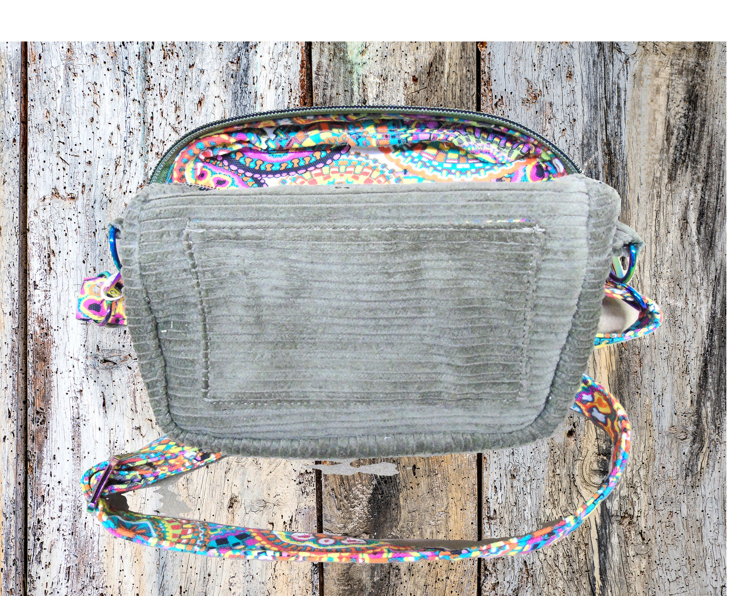 Simply B: Mini Crossbody Bag - Groovy Corduroy