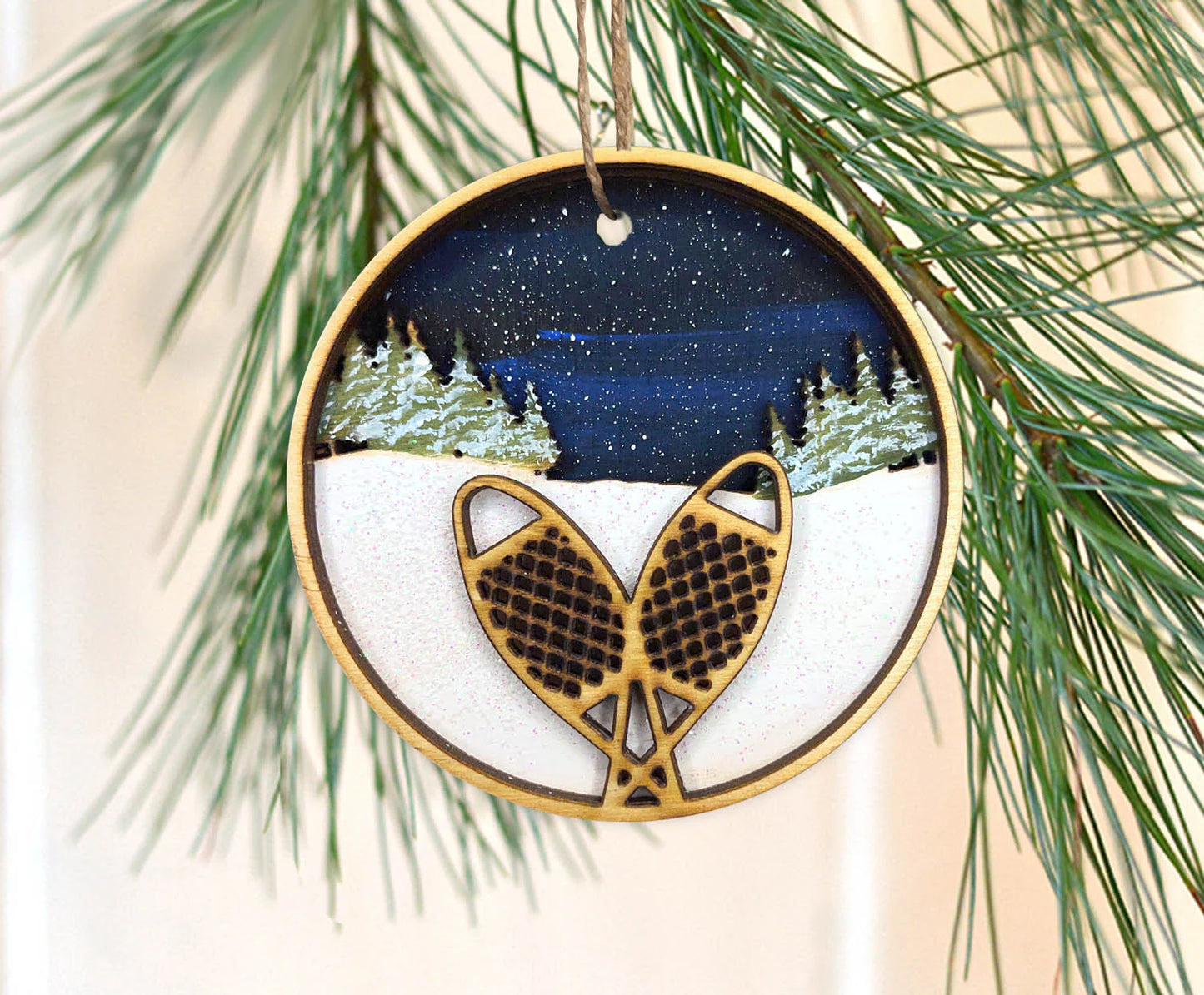 Wooden Ornaments- Handpainted by Cedar & Pearl