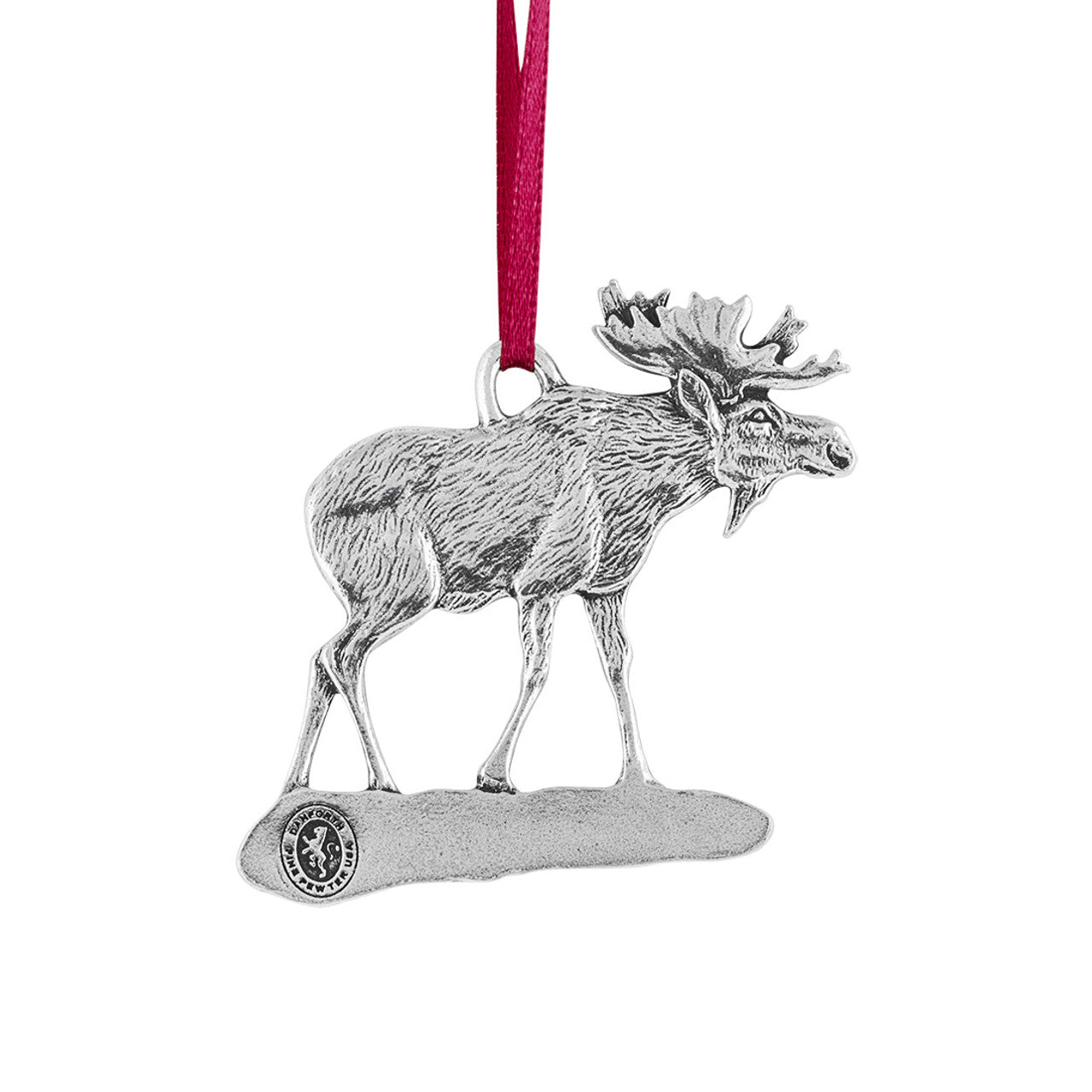 Moose Pewter Ornament