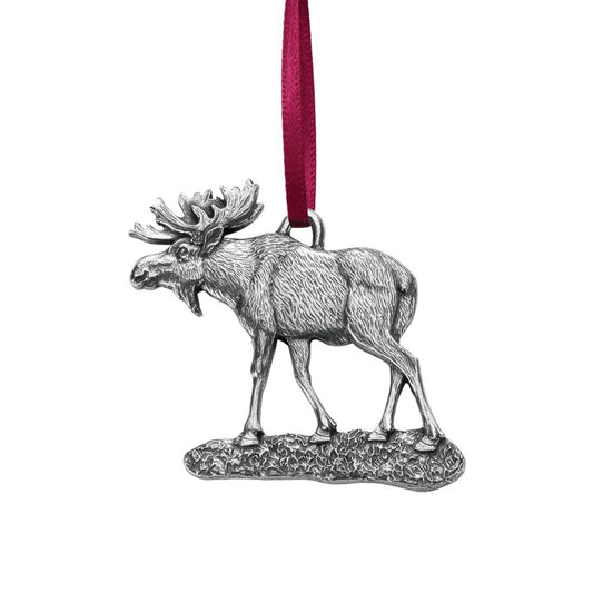 Moose Pewter Ornament