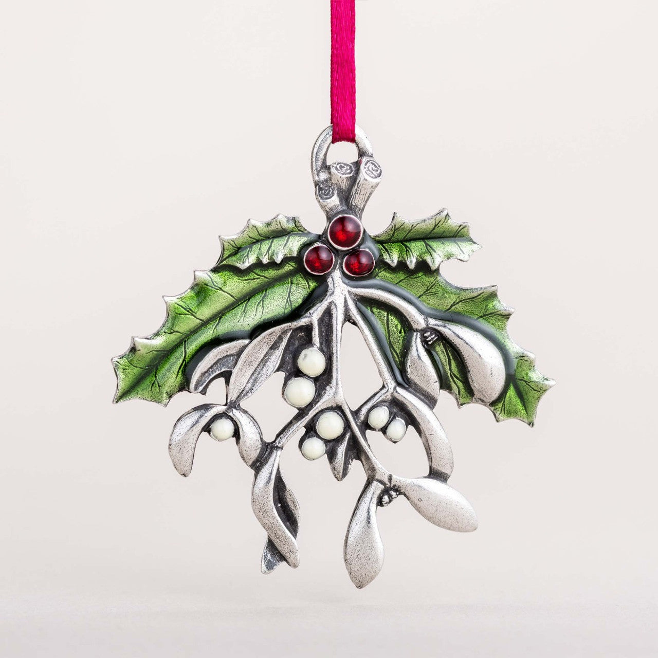 Mistletoe & Holly Ornament