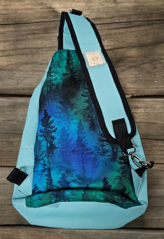 Simply B: Large Sling Bag - Northern LIghts