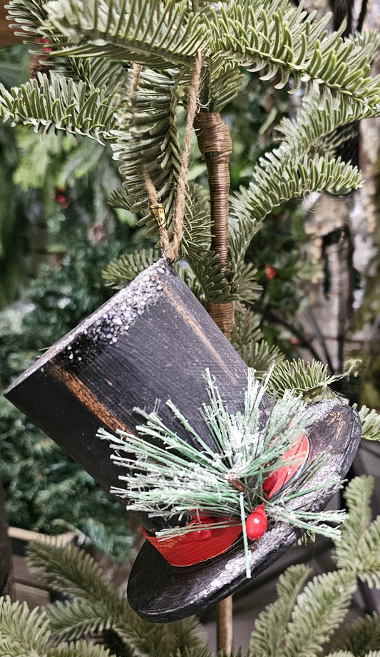 Snowman Hat Ornament