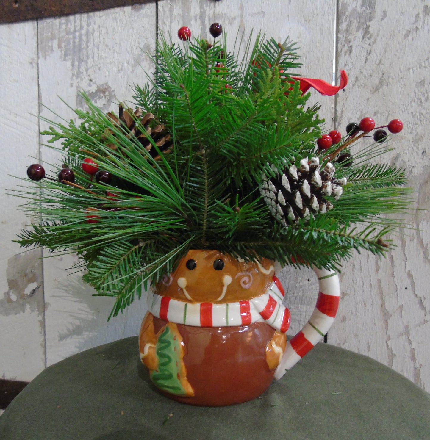 Joyful Ceramic Mug Center Piece