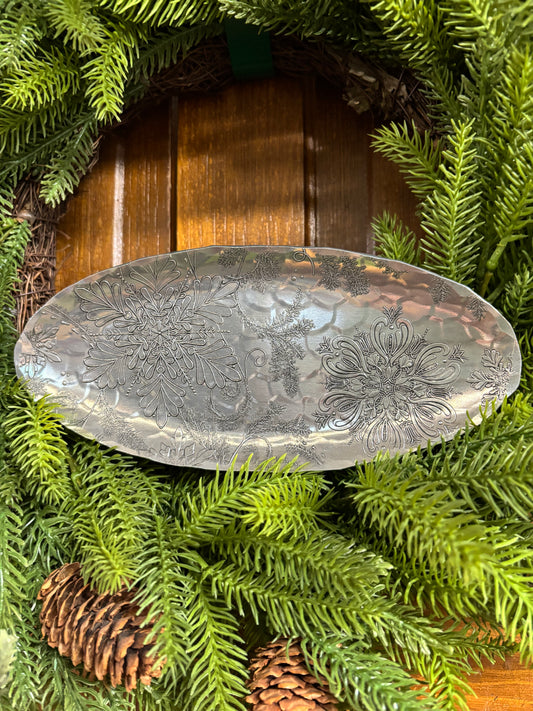 WA Wintersong Oval Dish