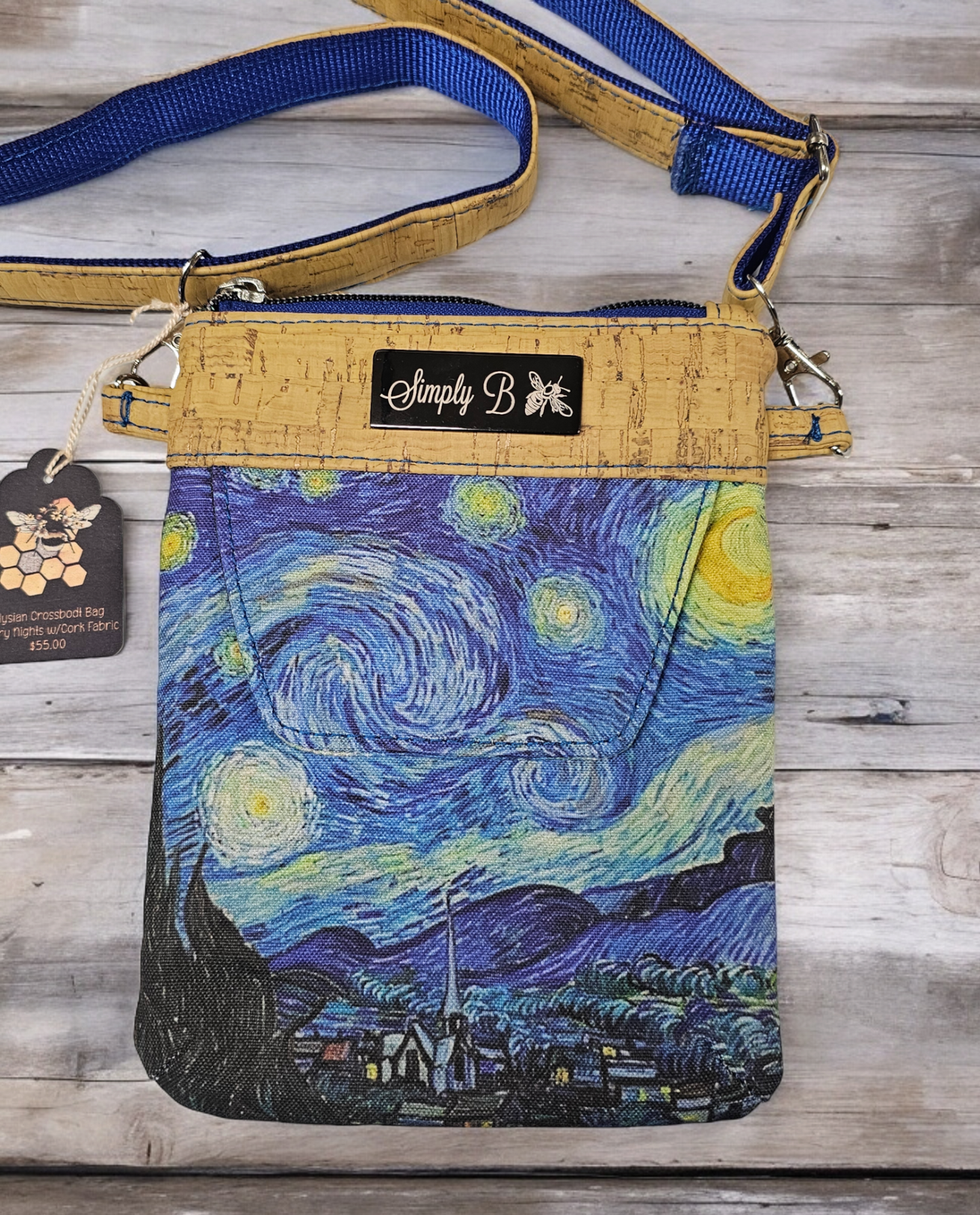 Simply B: Elysian Crossbody Bag - Starry NIghts