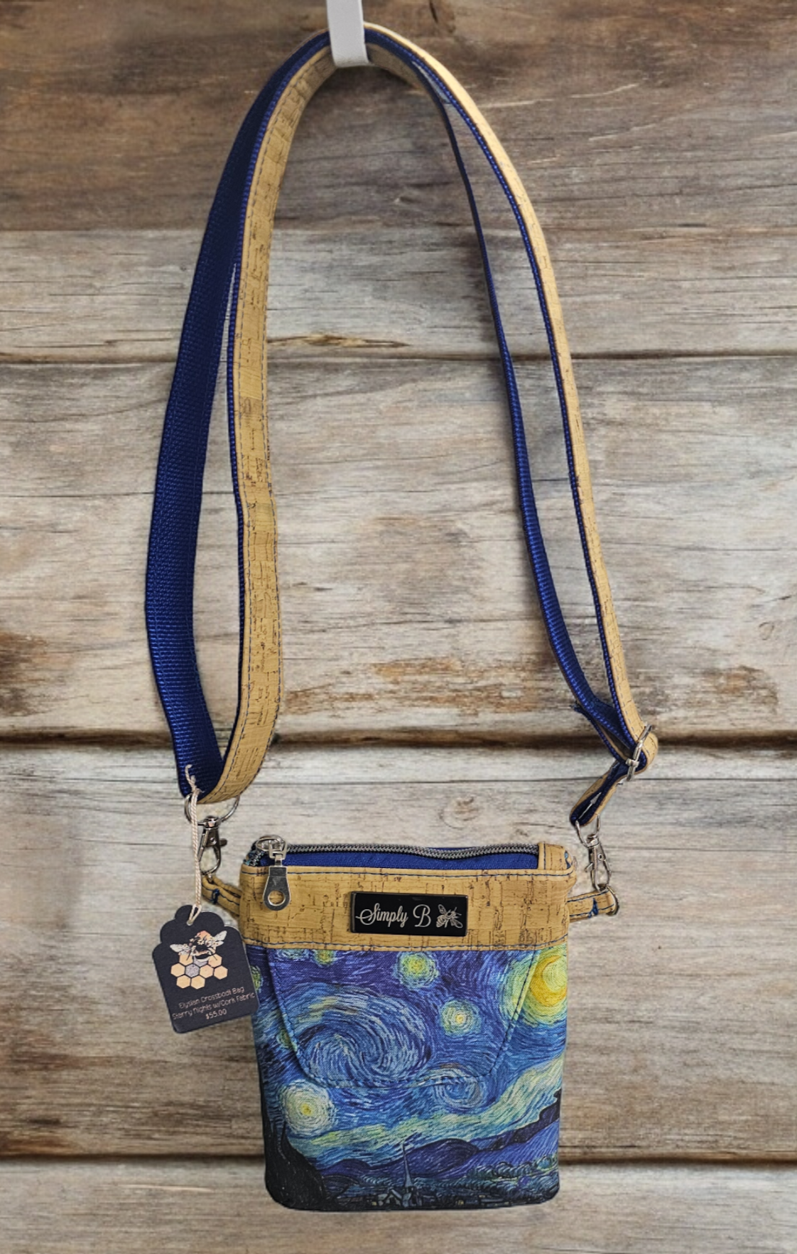 Simply B: Elysian Crossbody Bag - Starry NIghts