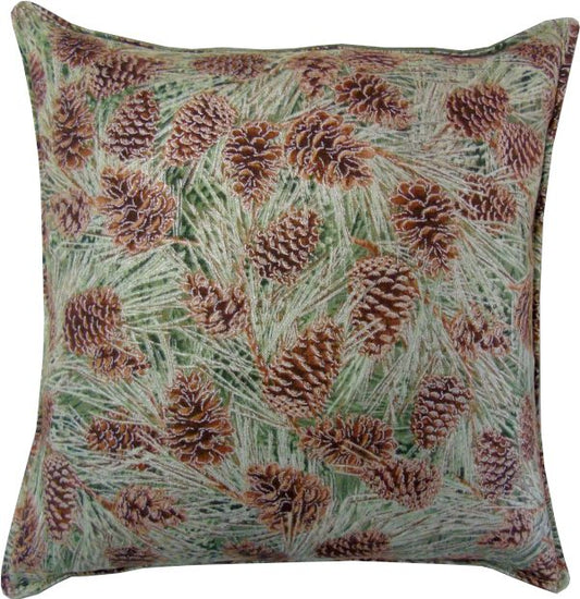 Shimmering Pine Branches - 9X9 Balsam Pillow
