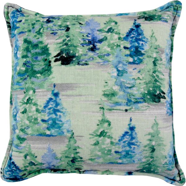 Watercolored Forest - 6x6 Balsam Pillow