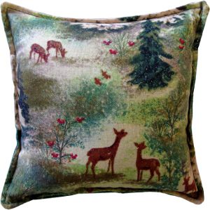 Woodland deers, couch pillow