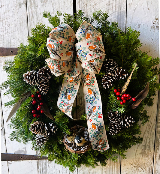 Adirondack Birds and Berries Wreath