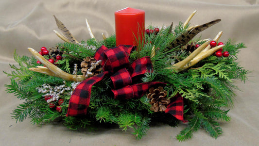 Adirondack Harvest Large Centerpiece-Pillar