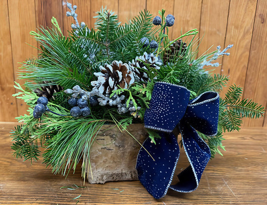Elegant Birch Box Centerpiece