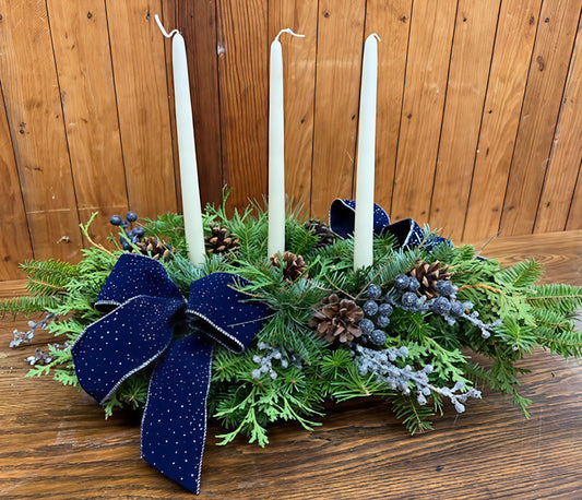 Elegant Taper Candle Centerpiece