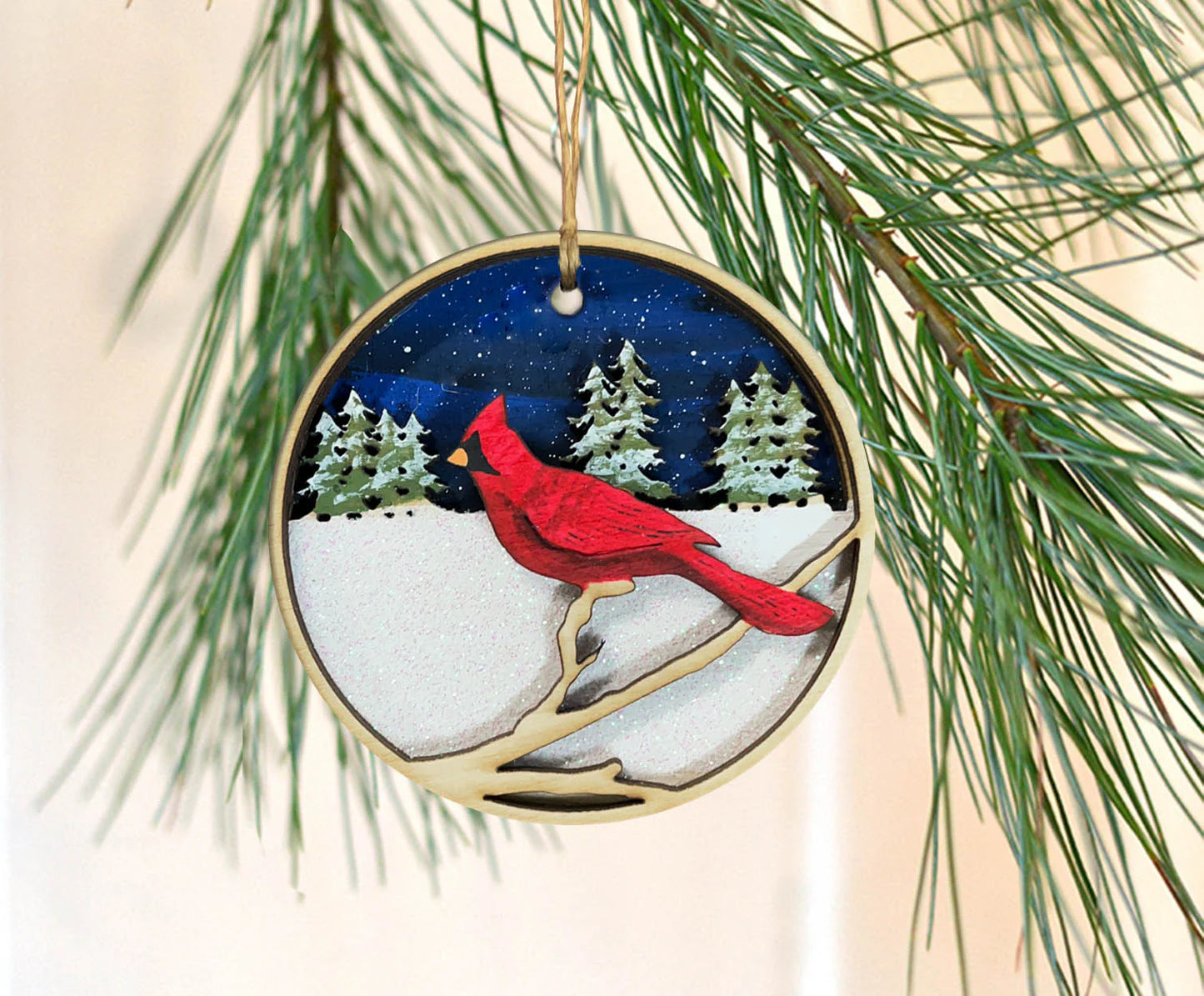 Wooden Ornaments- Handpainted by Cedar & Pearl