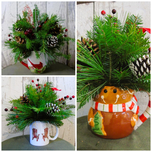 Ceramic Mug Center Piece