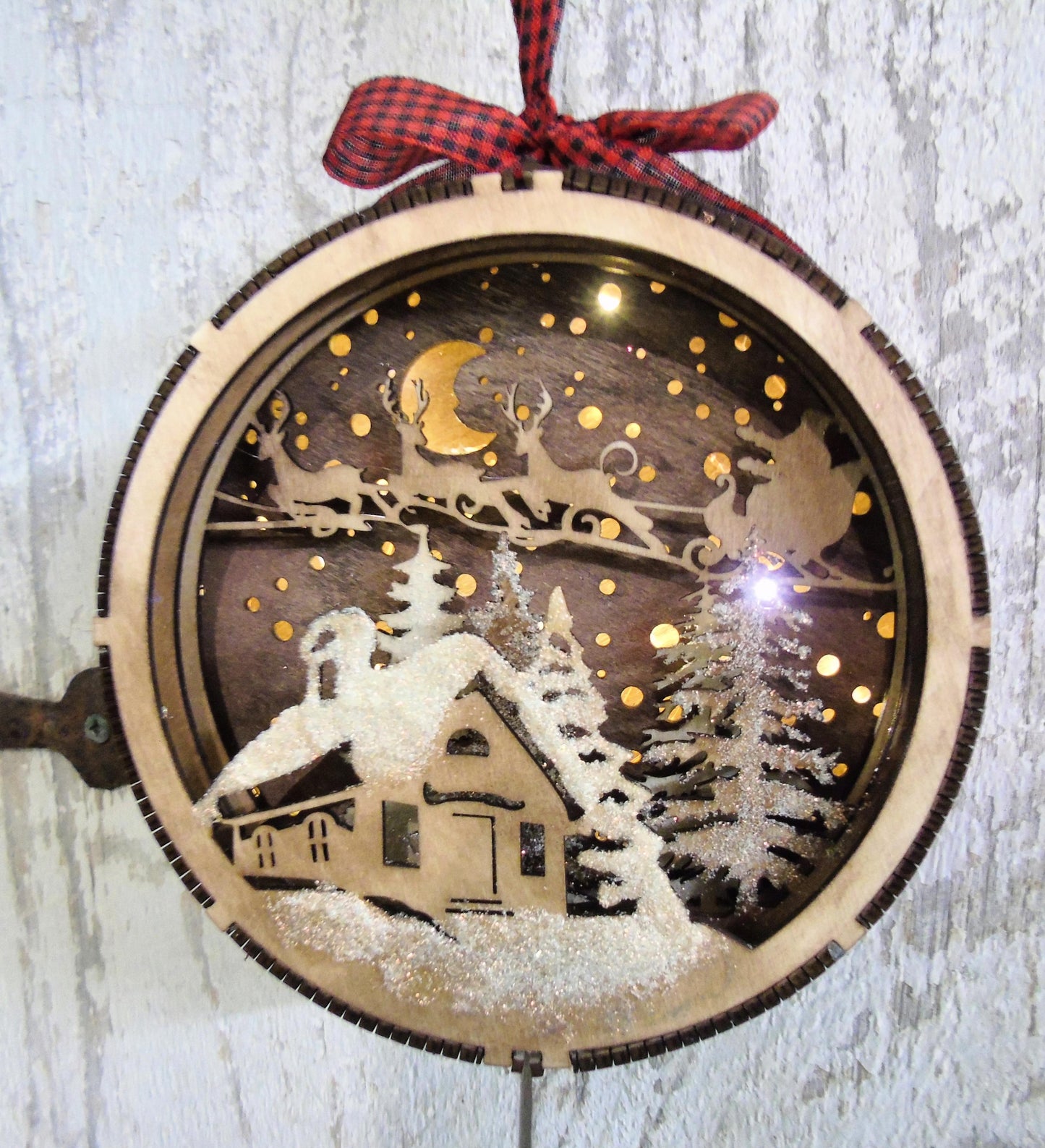 Night Before Christmas 3D Light-up Ornament