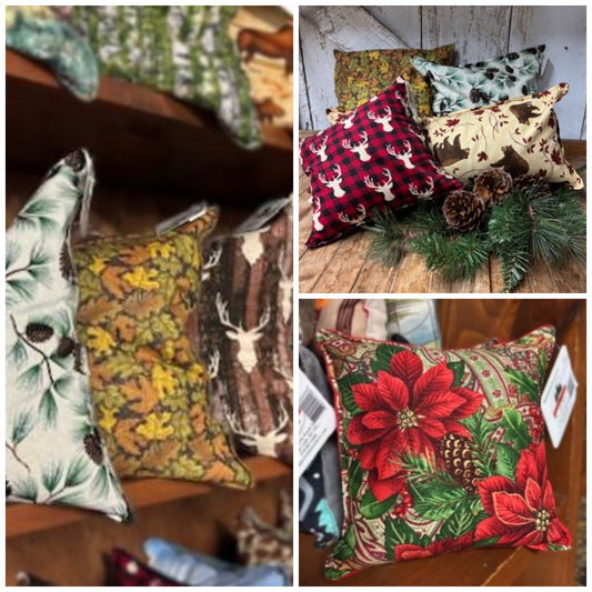 Balsam Pillow Collection in Seasonal Cotton